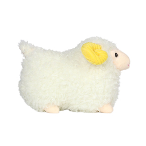 Peluche Realistico di Pecora 2023, Giocattolo Morbido e Carino, Pecorella Gialla in Peluche - Product Image 5