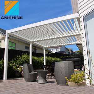 <span class=keywords><strong>Pergola</strong></span> bioclimatique en aluminium à lames orientables motorisées sur mesure de 12 pieds sur 23 pieds, <span class=keywords><strong>prix</strong></span> d'usine - Product Image 3