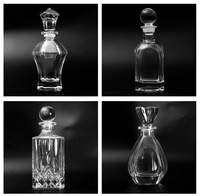 Grandes bouteilles d'huile en verre transparentes de 250 ml, capacité de 450 ml, pulvérisateur à pompe scellé pour huile de parfum