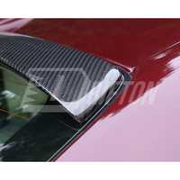 Aileron de toit agressif à double couche en fibre de carbone pour Alfa Romeo Giulia 2016-2023