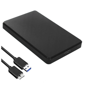 Estuche Portátil para Disco Duro de 2.5 Pulgadas, 250GB, 320GB, 500GB, 1TB, USB 3.0, 6Gbps, Alta Velocidad, SATA 3.0, Carcasa de Plástico ABS, Negro - Product Image 1