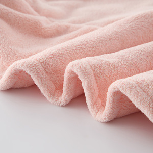 Custom Made Microfiber Hair Towel Cap Thickened Soft Absorbent Quick Dry Solid Color Home Use - Product Image 1