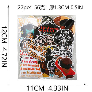 Adesivo de Tecido Bordado Preto em Poliéster com Tema de Desenho Animado, Patch de Coroa de Rainha para Roupas de Meninas Negras, Aplicação a Ferro - Product Image 2