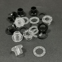 Œillet en plastique transparent PP à prix d'usine pour tissu et cuir