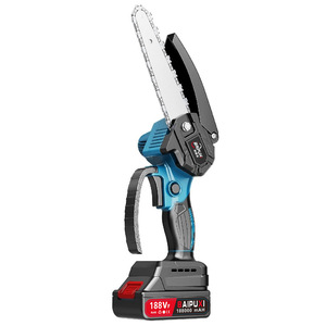 Transfrontalier Rechargeable Portable 4 pouces 6 pouces industriel unique main élagage Lithium électrique tronçonneuse bricolage qualité coupe d'<span class=keywords><strong>arbre</strong></span> - Product Image 3