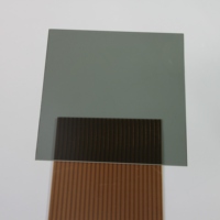 Personnalisé Épais Moderne Teinté Noir Nid D'abeille À Motifs Laminé En Verre Trempé pour Salle De Bains Cuisine Bâtiment Décoratif
