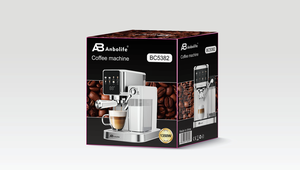 Macchina da Caffè Espresso Anbolife con Serbatoio Latte, 20 Bar, per Caffè Caldo e Freddo, Preparazione Rapida, Touch Screen, Pannello con Scritte in <span class=keywords><strong>Russo</strong></span> - Product Image 6