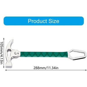 Martillo de garra multifunción tipo V de venta caliente con cabeza ajustable, llave universal y palanca, precio de fábrica - Product Image 5