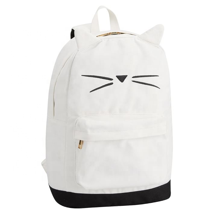 Mochila Con Diseño De Gato Para Niñas, Preescolar, Primari | Cuotas Sin