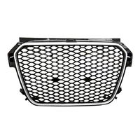 Car A1 S1 Upgraded RS1 Style Honeycomb Glossy Black Front Grill Grille pour Audi A1 S1 8X 2011 2012 2013 2014 2015