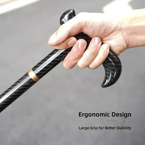 Bastón de Caminar Telescópico Plegable y Ajustable, Ligero, con Mango Ergonómico, Base de Goma Antideslizante, Ideal para Viajes - Product Image 4