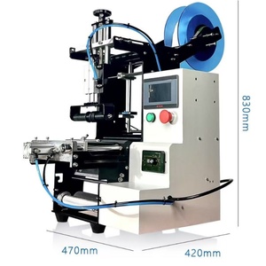 Machine d'étiquetage de table électrique semi-automatique haut de gamme avec écran tactile pour bouteilles et bocaux en plastique, application d'autocollants 220V 1 - Product Image 4