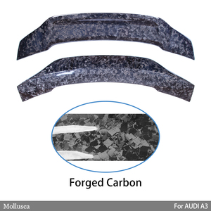 สปอยเลอร์หลังคาร์บอนไฟเบอร์แท้ทรง R สำหรับ A3 S3 RS3 8V ปี 2013-2020 - Product Image 2