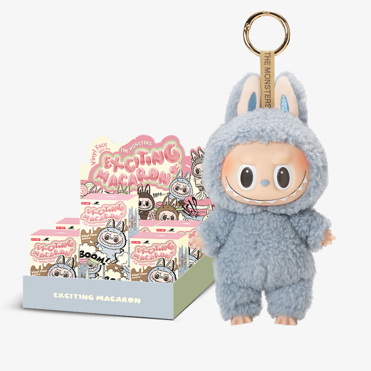 POPMART Labubu Macaron Series Vinyl Toy Pendant Tasty Macarons