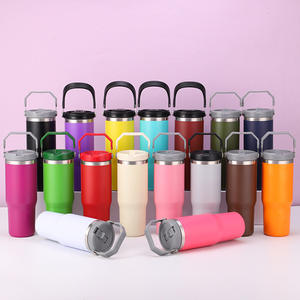 Wholesale 30oz White Large Blank Sublimation Tumbler 30 oz Sublimation Stainless <b>Steel</b> Tumbler - Product Image 4