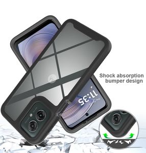 קשה אקרילי רך <span class=keywords><strong>tpu</strong></span> אנטי-לדפוק לכסות ברור כיסוי מלא פגוש במקרה טלפון עבור cartoola moto - Product Image 6