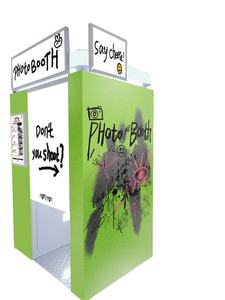 Autocollants d'extérieur JLJ personnalisés Photobooth Machine tout-en-un Photomaton logiciel Photomaton Selfie Pod - Product Image 3