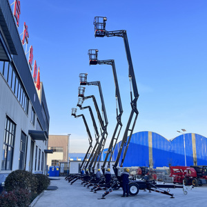 MDT G-197 ハイエンド牽引式ディーゼル/電気チェリーピッカーマンリフト（プラットフォーム高さ10～24m、リーチ11m） - Product Image 3