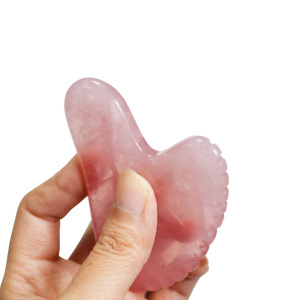 Vente en gros de pierre de quartz rose de jade en cristal <span class=keywords><strong>Guacha</strong></span> Board Home Use SPA Facial Gua Sha Massager Lifting du visage Outil de massage du visage - Product Image 4