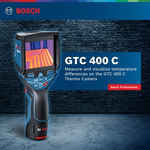 กล้องถ่ายภาพความร้อน GTC400C สำหรับงานอุตสาหกรรม ตรวจจับการรั่วไหลของระบบทำความร้อนใต้พื้น เครื่องวัดอุณหภูมิแบบจุด อินฟราเรด 50mk 50Hz - Product Image 2