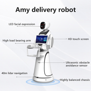 Robot <span class=keywords><strong>2025</strong></span> Robin Amy Robot dịch vụ khách sạn hình người với điều hướng bằng Laser cho nhà hàng và khách sạn tự động tính phí giao thức ăn - Product Image 5