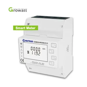 Growatt-integrador Digital para uso doméstico, paneles de carga Solar Pv, de energía inteligente medidor de energía, CC, para red Solar