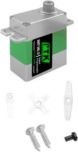 PTK 9497 MG-D 13 kg Couple élevé 13 kg Micro Servo RC Pièce de mise à niveau Servo numérique <span class=keywords><strong>TRX4M</strong></span> TRX4MT Servo pour garçons <span class=keywords><strong>1</strong></span>/<span class=keywords><strong>18</strong></span> Usine DIY - Product Image 6