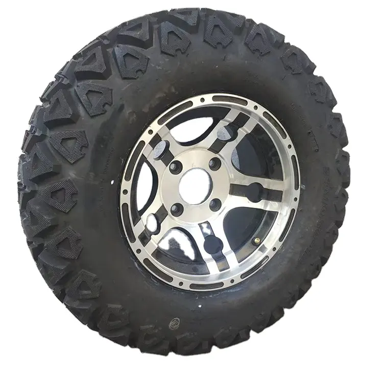 カスタマイズされたATV/UTV12インチホイールリムとタイヤコンボ23x10.5-124x4オフロードゴルフカートホイール