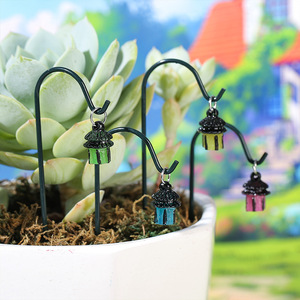 Miniature Lantern Resin <b>Plant</b> <b>Decor</b> For Succulent Pots Desktop Ornament Creative Craft - Product Image 1