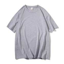 T-shirt noir pour homme, coupe classique, 100% coton tricoté 240g, uni, manches courtes, col rond, streetwear personnalisé, décontracté, logo sur le devant - Product Image 5
