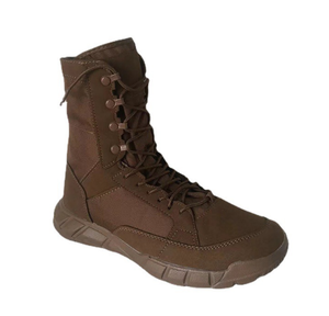 Botas de Combate Definite Color Café TSB01 de Cuero Vacuno Superligeras con Suela de PU GOMA+EVA - Product Image 2
