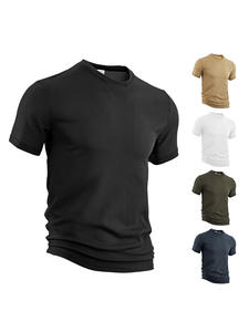 Oem Custom ized Logo Design New Hot Selling Herren Sommer <span class=keywords><strong>T</strong></span>-Shirt Einfarbig Dünn Kurzarm Rundhals ausschnitt Blank Design <span class=keywords><strong>T</strong></span>-Shirt - Product Image 4