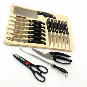 Juego de Cuchillos de Cocina Profesional de Acero Inoxidable de 25 Piezas con Estuche, Afilador de Utensilios de Cocina, Cuchillos de 8 Pulgadas - Product Image 3