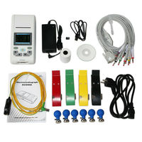 CONTEC ECG90A Monitor de ECG de mano, máquina de electrocardiografía Ekg Ecg Machines Home Ecg Devices Software