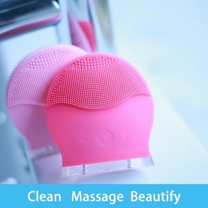 Custom Logo Package Beauty Device Blackhead Remove Face Clean Electric Silicone Facial Cleansing Brush - Product Image 6