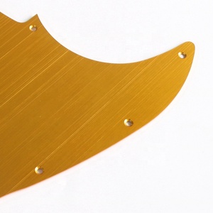 Donlis nhôm vàng 4 Chuỗi Jazz <span class=keywords><strong>Bass</strong></span> Pickguard Anodized kim loại bảo vệ màu bạc - Product Image 2