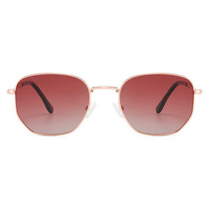 Rectangle <b>Sunglasses</b> Full Rim Silver <b>Frame</b> Gradient Lenses Unisex Adult 100% UV Protection Fashion Sun Protection - Product Image 5