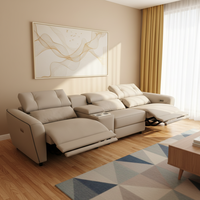 Multifunktionales Elektrisch Verstellbares Lounge-Sofa-Bett Elektrisch Verstellbares Schlafsofa für Wohnzimmer