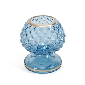 Embossed & Serene Glass <b>Tealight</b> <b>Holder</b> - Product Image 3