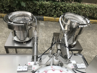 Machine automatique de remplissage, de bouchage et d'étiquetage de liquides pour flacons de 10 ml, 30 ml et 50 ml, pour pigments, colle, gouttes oculaires