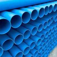 Pipa Air Casing PVC Tekanan Tinggi 140mm Fleksibel Anti-Korosi Berlubang Berulir Deep Schedule 80