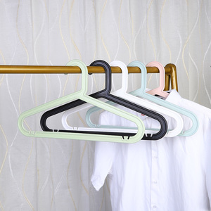 <b>Plastic</b> Clothes Hanger Rectangle Non-Slip Multi-Functional For Clothes And <b>Pants</b> Hook Type Household Use - Product Image 1