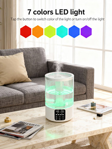 Máy tạo độ ẩm tinh dầu 5L bán trực tiếp từ nhà máy, đèn <span class=keywords><strong>LED</strong></span>, máy khuếch tán tinh dầu cho phòng ngủ gia đình - Product Image 4