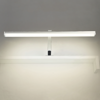 Luminaire LED pour miroir, corps en aluminium, lumière du jour 5000K, applique murale de salle de bain, design minimaliste, montage en surface, certifié CE RoHS