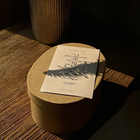 Boîte ovale rigide en papier kraft recyclable personnalisable, lamination brillante, feuille ondulée, design tendance, emballage de bonbons DIY