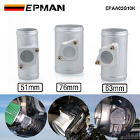ADDCO adaptor Sensor aliran udara, Aluminium 2 "/2.5"/3 "untuk Toyota untuk Mazda untuk Subaru Air Intaker MAF Adapter Flange Base EPAA02G10K