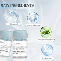 Sérum Ampoule Professionnel Y OEM aux Peptides, Rajeunissant, Hydratant à l'Acide Hyaluronique, Anti-Âge, Renouvellement Cutané