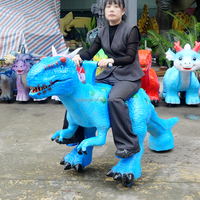 Dinosaure robotique animatronique réaliste à chevaucher, directement de l'usine, dinosaure mécanique artificiel pour parc à thème