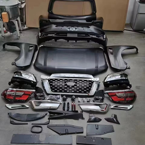Koauto Phía Trước Bumper Lưới Tản Nhiệt Đèn Pha Phía Trước Đèn Đuôi Đèn Phía Sau Đèn Mui Xe Động Cơ Bìa Cho Nissan Y62 Tuần Tra 2021 2022 2023 - Product Image 1