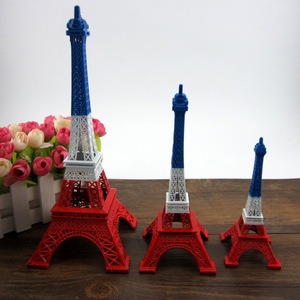 Modelo de la Torre Eiffel con Pedrería de Colores, 13, 18, 25 cm, Hierro Forjado, Decoración para el Hogar, Sala de Estar, Estilo Art Deco - Product Image 2